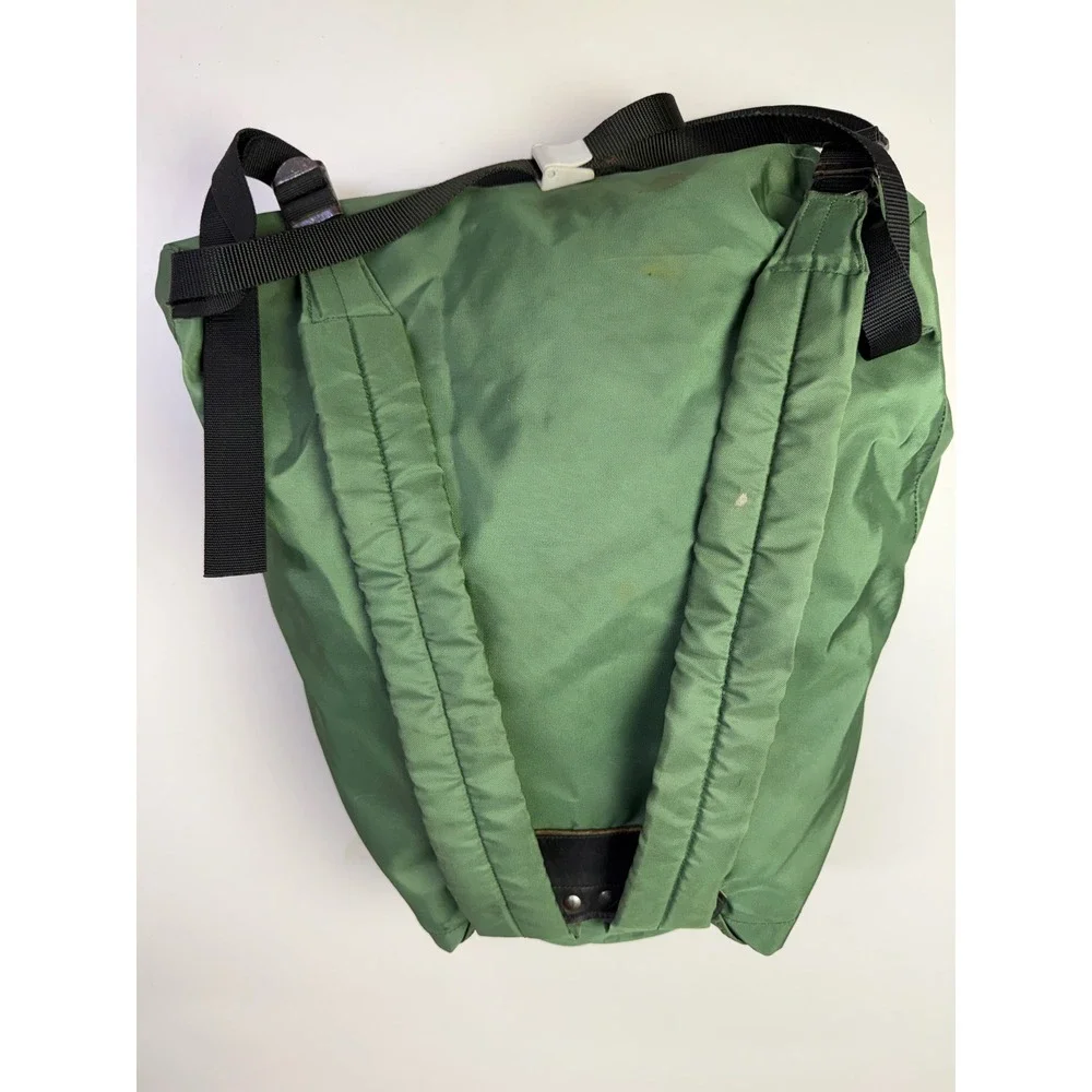 Vintage REI Co-op Rucksack Backpack Green Seattle USA Diamond Logo Hiking Bag